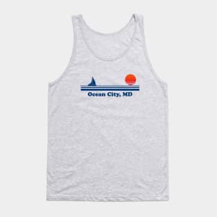 Ocean City, MD - Sailboat Sunrise Tank Top